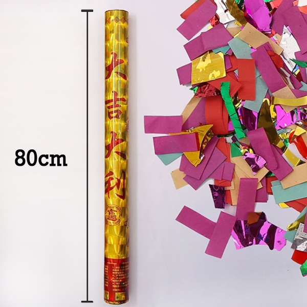 Large Size Party Popper with Colouful Confetti